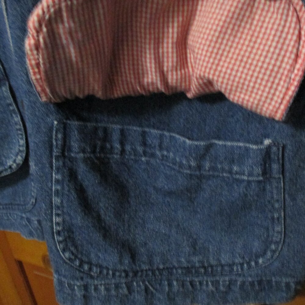 Dockers by Levi's Vintage Barn Chore Utility Denim Jacket for Women size M - Picture 8 of 12